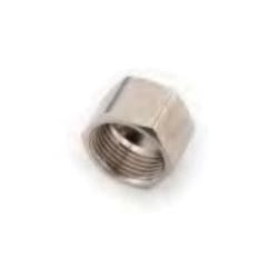 AMC 700661-04 Nut, 1/4 in Compression, Lead-Free Brass, Chrome-Plated (10 Pack)