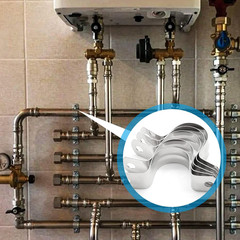 Uenhoy 50 Pcs 1″ Stainless Steel Rigid Pipe Strap Clamps, M25 Two Hole Strap U B