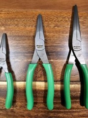 *NEW* Snap On Tools 95ACF / 96ACF/ 97ACF Green Comfort Grip Needle Nose Pliers