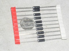 10 NEW ON-SEMI 1N5347B 1N5347 ZENER REFERENCE DIODE 10V 10 V VOLT 5W DO-15 USA