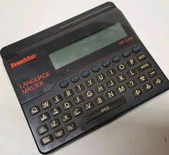 Vintage Franklin Language Master LM-2200 Dictionary Thesaurus With Manual