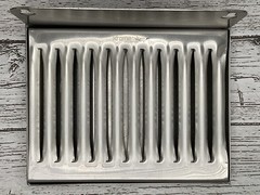 Stainless Wall Mount Drip Tray Grate Backsplash 5” x 6″ Draft Beer Kegerator Keg