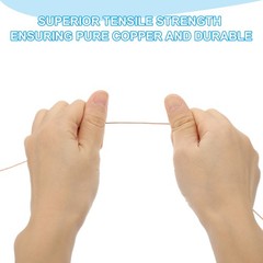 Bare Copper Ground Wire 18 Gauge 50 Feet Solid Braided Copper Cable