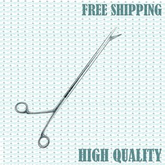 VATS Metzenbaum Super Cut Scissors CURVED , Thoracoscopy Surgical Instrument