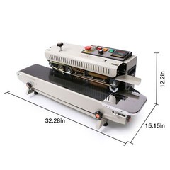 U.S. Solid 0.02 – 0.08 mm Continuous Bag Band Sealer Sealing Machine