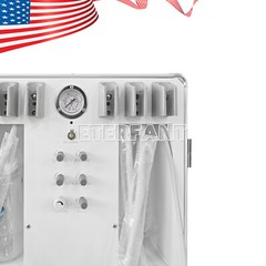 Portable Dental Unit Delivery Unit with Air Compressor Curing Light Scalers
