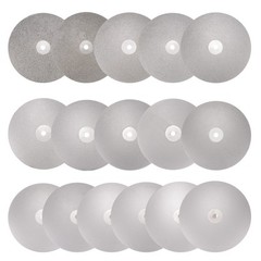 16pcs Diamond Flat Lap Disc 6″ x 1/2″ Arbor 50-3000 Grit Abrasive Wheel Lapping