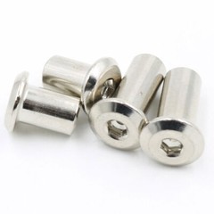 M3 M4 M5 M6 M8 M10 Steel Rivet Cap Nuts Hex Socket Furniture Connector Barrel