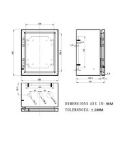 IP65 Weatherproof Stainless Steel Box 10″ x 8″ x 6″ – Wall-Mounted Enclosure