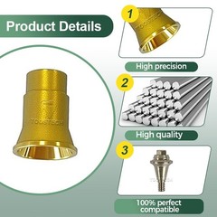 10pcs MU Titanium Digital base CAD/CAM ti base DESS shape fits Nobel Active