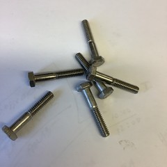 Stainless Steel 316 Hex Bolts, 1/4-20 X 1 1/2”Stamped 316( 200 Pc In Lot) LCLS