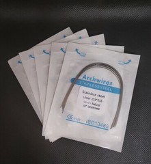 Dental Orthodontic Stainless Steel Arch Wires Natural Form Rectangular Wires
