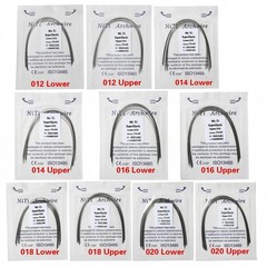 10Pcs Orthodontic Dental Super Elastic NIti/Thermal Activated/SS Round Arch Wire