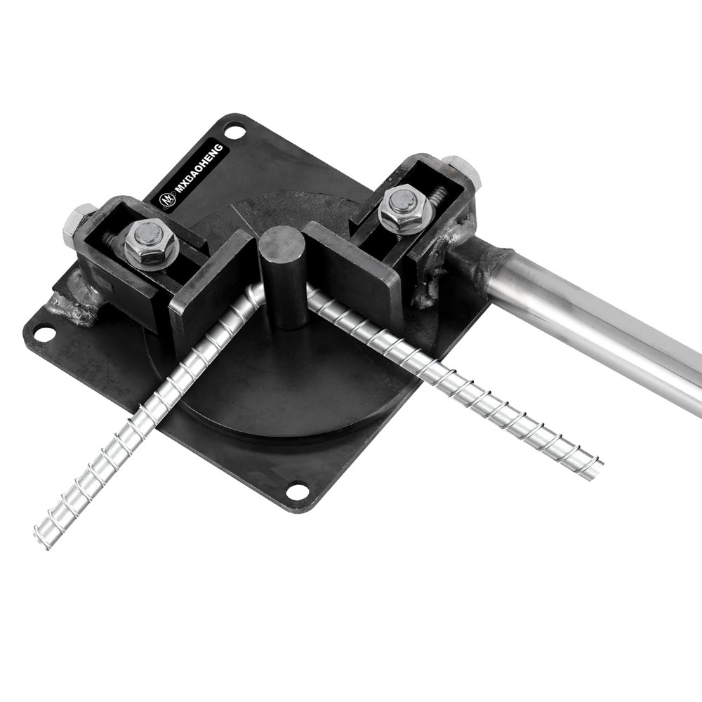 0.63 Manual Rebar Bender 200 Degrees Manual Rebar Bending Machine Metal Rod Bar