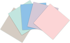 Post-it Super Sticky Notes, 3×3 in, 100% Recycled, Pastel, 5 Pads