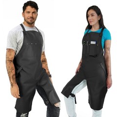 Tattoo Apron – Vegan Leather, Wipeable – Quick-Release Straps – Tattoo Artist