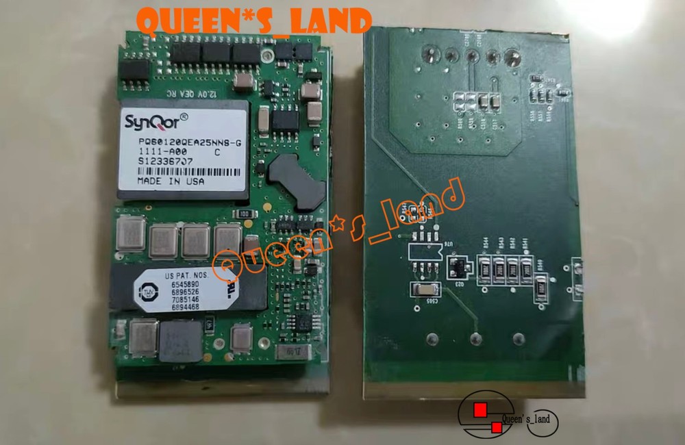 1× Synqor PQ60120QEA25NNS-G In 35-75V Out 12V 25A DC/DC Isolated Power Module
