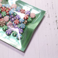New Flat Clear/Green/Silver Mylar QuickQlick™ Bags Pouches Variety Sizes
