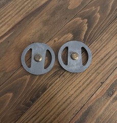 Set of 2 Whip Mix Dental Articulator Metal Mounting Plates 005057 FAST SHIP