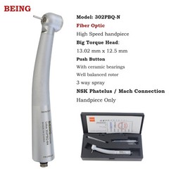 BEING Dental High Speed Handpiece Fiber Optic Turbine LED Coupling 4 6 Hole NSK