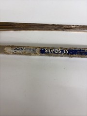 Lucas Milhaupt Sil Fos 15 Brazing Rods 15% Silver Alloy Lot of 12