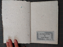 Handmade Paper With Handmade Cover Blank Book For Journaling, Photos, Scrapping