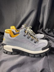 CATERPILLAR – Invader – Men’s Steel-Toe Work Sneaker – 11M Gray/White/Black