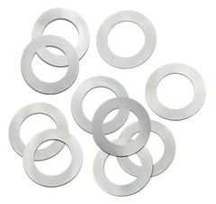 Steel Round Shim Matte Finish Full Hard Temper 0.010″ Thickness 5/8″ ID 1″ OD