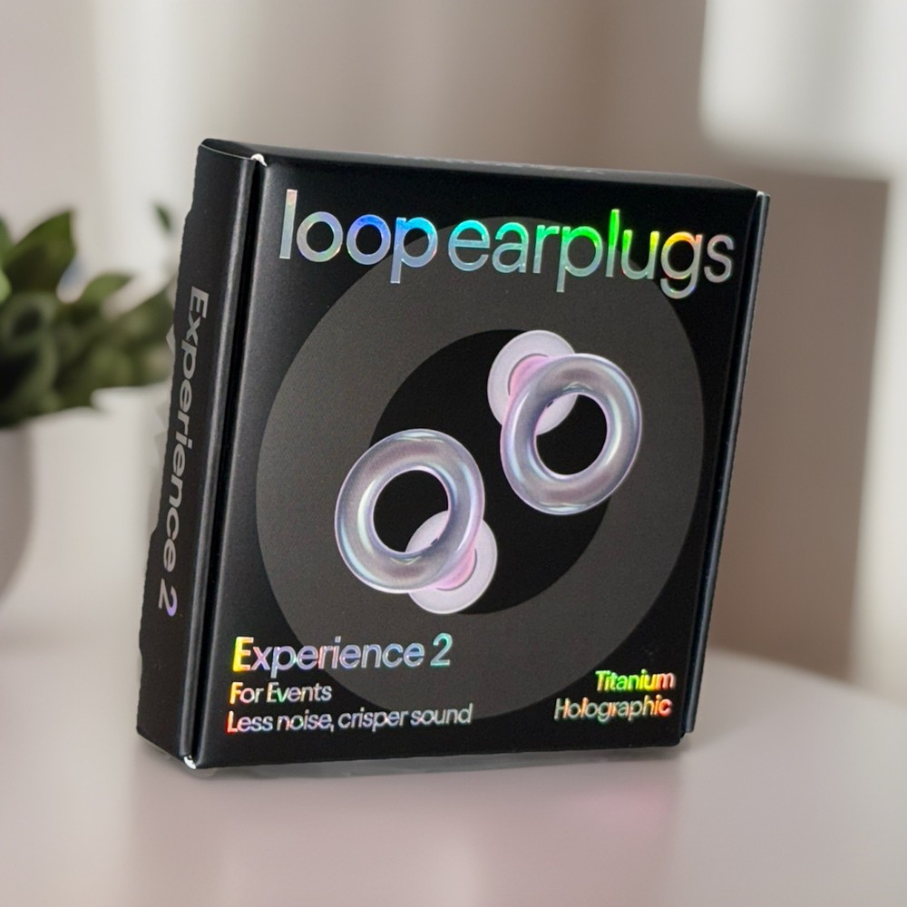 Loop Experience 2 Earplugs For Live Events/Concerts – Holographic Titanium