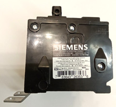 Siemens B220 Circuit Breaker 20A 2Pole 120/240VAC 10KAIC Bolt On Panel Mount