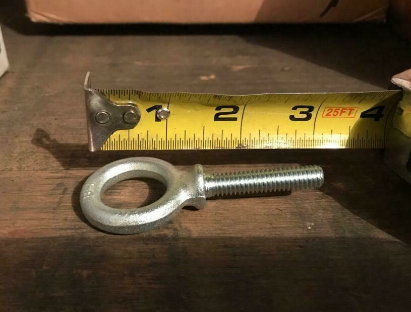 5/16″ x 3″ Cast Machinery Threaded Shoulder Eye Bolt