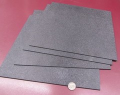 ABS Sheet Haircell Textured, 1 Side, Black, .094″ (3/32″) x 12″ x 12″, 8 Units