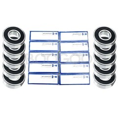 10PACK SKF 6203-2RSH 6203-2RS Double Rubber Seal Bearings 17X40X12MM