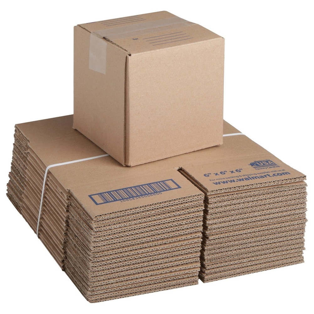 Recycled Shipping Moving Storing Boxes 30-Count Corrugated Box for Small Items