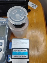 Fiber Optic FTTH Tool Kit FC-6S Cutter Cleaver Optical Power Meter Visual Device