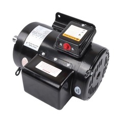 5 HP Single Phase ODP Compressor Motor 184T Frame 208-230V 60Hz Industrial