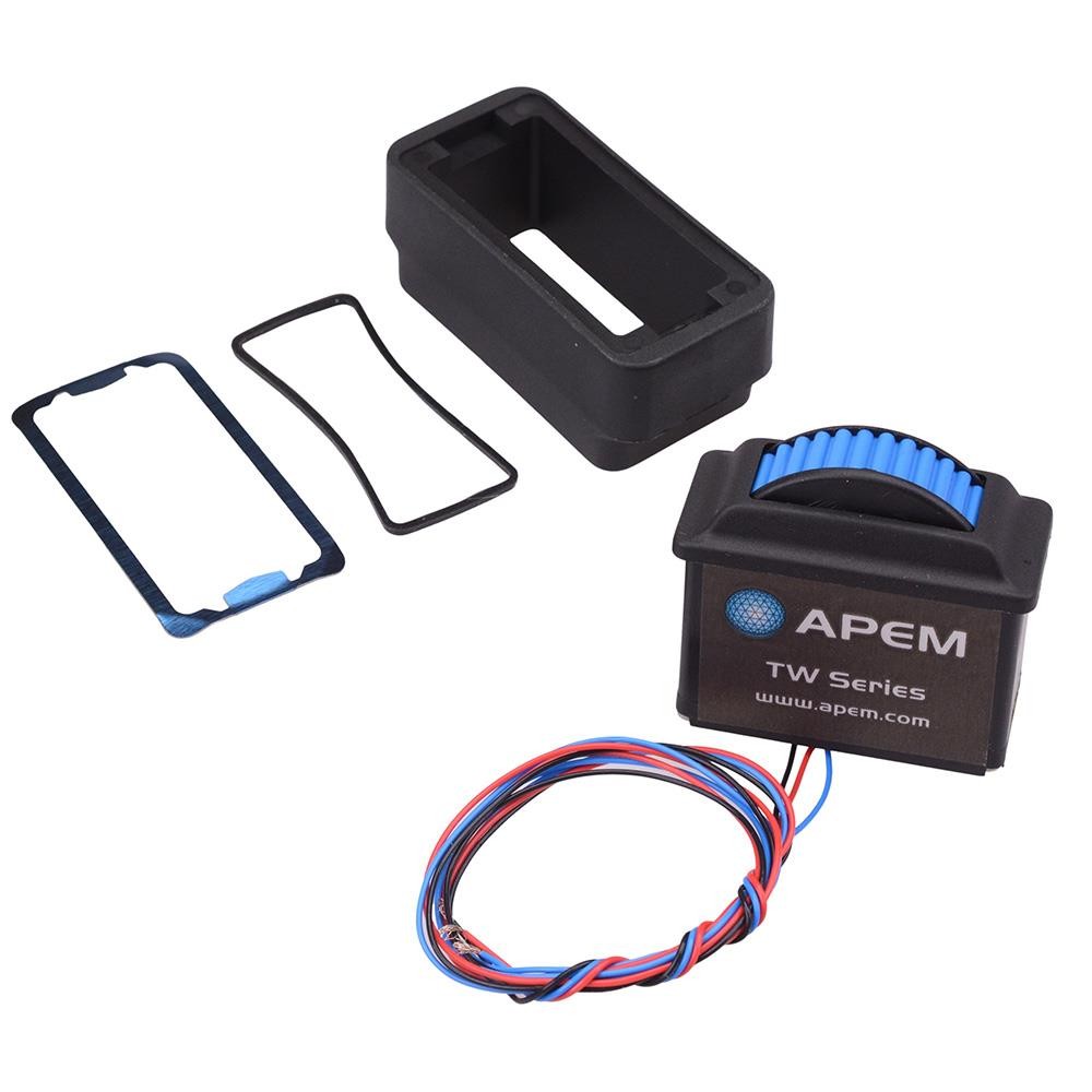 TW12BLU13 Blue Hall Effect Thumbwheel Self Centering Joystick APEM
