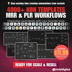 4000+ n8n Workflow Templates Bundle – Ready Automations | No Code JSON Templates