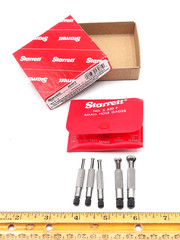 Starrett S830F Small Hole Gage Set S 830 5 Gages .125-.500″ USA Authentic *NEW*