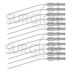 12 Pcs Frazier Suction Tubes Neuro Surgical Ear Dental Veterinary German Grade