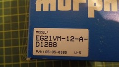 MURPHY EG21 EGS21 VOLTMETER GAUGE ASSEMBLY, SUPERPAC SP207377 SP 207377, N.O.S