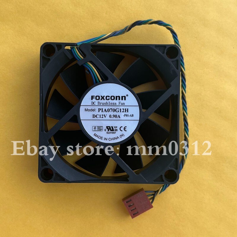 Foxconn PIA070G12H 7025 DC12V 0.90A 7CM 4-Pin Cooling Fan