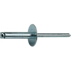 Large Flange Pop Rivets 5/32″ x 1/2″All Steel (5-8) Dome Head Qty 50