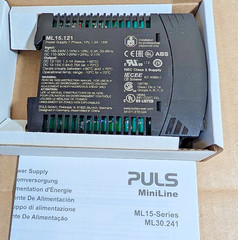 Puls ML15.121 MiniLine DC Power Supply, 100-240VAC- 12VDC, 15W 1.3A (New in Box)