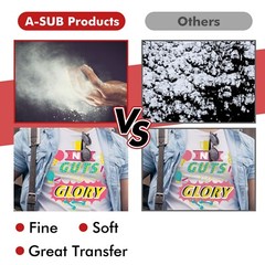A-SUB DTF Transfer Powder Film Kit for DTF Sublimation Printer, DTF Starter Kit