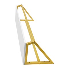 Gold Metal Garment Clothes Rack Clothing Rack Clothes Wall Shelf Hanger Display