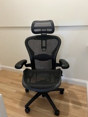 Headrest For Herman Miller Aeron chair Graphite (New In Package)