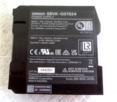 OMRON S8VK-G01524 Power Supply Unit or Module S8VKG01524 PS 24VDC 0.65A Din Rail