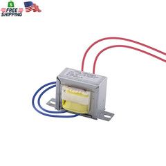 Jingzan 2 Pack Input AC 110V 50/60HZ Output AC 12V 10VA Power Transformer for Sy