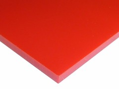 1/8″ Solid Red Acrylic Plexiglas Sheet 24″ x 12″ Cast Acrylic AZM Displays